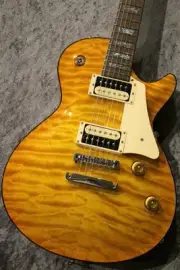T's Guitars Arc-Singlecut 22 5A Grade Quilt Top Aged Burst Gekimoku Ano-hito mod