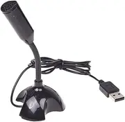 SVRITE USB Microphone Web Flexible Noise Canceling Mic for PC Computer Laptop Stand