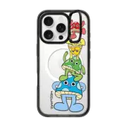 iPhone 16 Pro Impact Ring Stand Case MagSafe Compatible Mushroom Rainbow