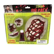 California Costumes Bloody Zombie Rib Wound Halloween Makeup Kit Dress Up