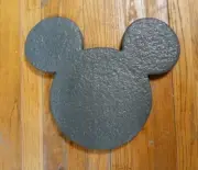 Set of 2 Large MICKEY MOUSE Garden Stepping Stones Cast Concrete 7 Color Choices