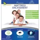 Twin Size Zippered Bed Bug Mattress Protector Waterproof Encasement Hypoaller...