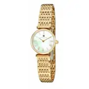 Charles-Hubert- Paris Womens Gold-Plated Stainless Steel Quartz Watch #6798