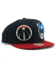 New Era NBA Washington Wizards 9fifty Snapback Hat Captain America Marvel Comics