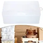 Rectangular Storage Box Plastic Collection Container Clear Organiser Beads