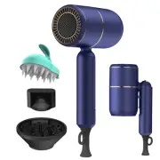 Hair Dryer with Diffuser Ionic Blow Dryer Professional Portable Hair Dryers Acce