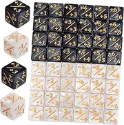 Vaguelly 48 Pcs Math Learning Dice Table Game Dice for Educational Activities for Homeschooling Group Games Enhance Math Skills
