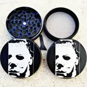 Halloween Michael Myers Mask Horror Theme Grinder For Cooking Herb Spices 2.5"