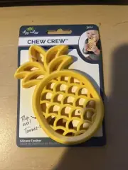 Itzy Ritzy Yellow Pineapple Silicone Baby Teether 3m+ NEW