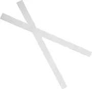 Zerodeko 2Pcs Dough Thickness Ruler Cookie Leveling Guide Sticks for Baking for Measuring Pizza Fondant Biscuits Design