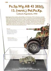 Combat Tanks 1:72 #105 Panzerspahwagen AB 43 203(i). 13. Laibach Slovenia 1944