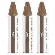 Wood Filler Stick, 3 Pcs Wax Sticks Wood Touch Up Markers, Oak