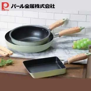 【Pearl Life 珍珠金屬】日本NATURAL COOK PURE 不沾平底深煎鍋 28cm IH可用(不挑爐具、2色可選)