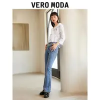 在飛比找ETMall東森購物網優惠-Vero Moda奧萊時尚七分袖襯衫