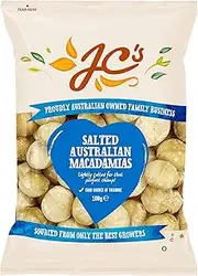 J.C.'s Quality Foods Salted Macadamias 100G