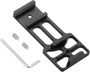 FEICHAO 20mm Rail Connection Fixture CNC Rail Mount Compatible with GoPro Action Camera Photography Equipment Accessories (Black)