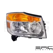 Fits 2008-2014 Nissan Armada Headlight Headlamp - Right Passenger Side RH