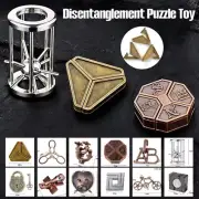 Disentanglement Puzzle Toy Metal Brain Teaser Adults Child Educational Mind Game