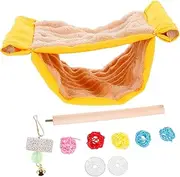 LIGHTAOTAO 1 Set Parrot Hammock Bed Cozy Hanging Nest for Pets Durable and Comfortable Design for Budgies Hamsters and Ferrets for Cage Decoration