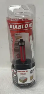 Diablo 1/2" Dia Flush Trim Router Bit (DR44100)