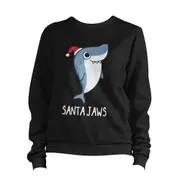 Santa Jaws Sweatshirt Pullover Jumper CrewneckHoodie sweatshirt