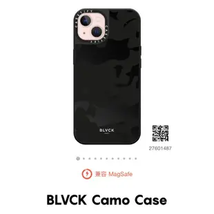 （現貨免運）二手 casetify BLVCK Camo Case/iphone13