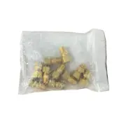 BAG OF 10 ProFlo PFXMCRADCN BRASS 1/2" Tube OD x 3/8” MIP COMPRESSION ADAPTER