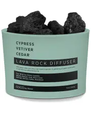COCO by Stone Lava Rock Diffuser - Cypress, Vetiver, Cedar