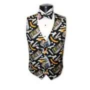 Las Vegas Slots Tuxedo Vest and Bowtie