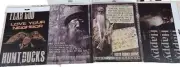 NEW DUCK DYNASTY SET OF 4 METAL TIN SIGNS 17"X12" DUCK COMMANDER PHIL ROBERTSON