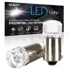 2x BA9S BAYONET WHITE LED LIGHT BULB 2SMD 2835 PARKER CAR GLOBE INTERIOR 12V.