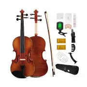 PHOENIX Violin 1/4 Full Size Kit, Violin Fiddle Set for Beginner Adults Stude...