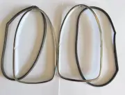 TAIL LIGHT LENS CHROME TRIM RINGS SET OF 2 PAIR VOLKSWAGEN T1 BUG BEETLE 1968-70