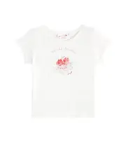 [Bonpoint] Bonpoint Alcala printed cotton jersey T-shirt Y 12 white