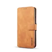Retro Oil Side Horizontal Flip Case for Xiaomi Redmi Note 6 Pro, with Holder & Card Slots & Wallet (Brown)