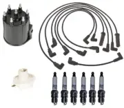 ACDelco Ignition Kit Distributor Rotor Cap Wire Spark Plugs for S10 Blazer V6