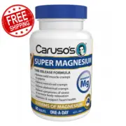 Carusos Natural Health Super Magnesium Citrate One-A-Day Formula 60 Tablets