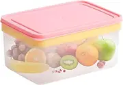 Ice Pop Mold - Ice Cream Maker with Lid and Container | Easy Release Mould, Double Layer Container for Kitchen Freezer Dessert Homemade School Travel