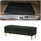 IKEA Stocksund Slipcover Bench Ottoman Sofa Cover Nolhaga Dark Green - NEW