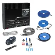 AudioControl LC-4.800 800W 4/3/2 Channel Car Amplifier + Free 4 Gauge Amp Kit