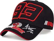 [MsLuLA] Anime Men Sports Baseball Cap 93 Marquezs Embroidery Hat Snapback Hat for Men Boys Girls Adjustble
