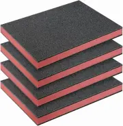 Outus 4 Pcs Cuttable Polyurethane Foam Pads Foam Sheets Craft Foam Tool Box Foam