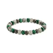 Genuine THOMAS SABO Jasper, jade, labradorite beaded bracelet
