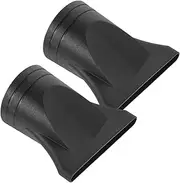 ADOCARN 2pcs Reusable Hair Dryer Nozzle Black Diffuser Attachments for Styling Compatible Hair Dryer High-temperature Resistant Lightweight Hairdressing Tools