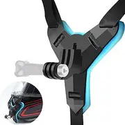 MBAFIT Helmet Chin Holder Bracket Motorcycle Chin Strap Mount for GoPro Hero 11 10 9 8,DJI OSMO Action, SJCAM,YI and Other Action Cam While Snowboarding,Biking,Skiing,Motorcycle,Sking