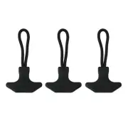 3PCS T-Shaped Durable Zipper Pull Cord Suitable T-Type Durable Zipper Puller ...