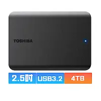 在飛比找Yahoo奇摩購物中心優惠-Toshiba 東芝 Canvio Basics A5 4T