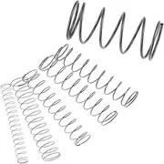 Dual Hook Tension Spring,10Pcs Pressure Spring 0.4 * 9 * 5-50mm Compression Release Mechanical Return Spring 0.4 * 9 * 5mm (Color : 0.4 * 9 * 15mm)