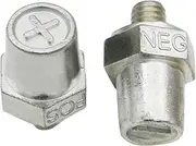 Battery Post Terminals - Positive Negative Battery Terminals Connectors Side Post,Pack of 2, Lead Alloy Charging Connector for Scooter, Car Accessories