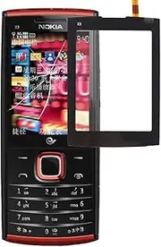 LYX Touch Panel for Nokia X3-02(Black) Highly Recommended (Color : Black)